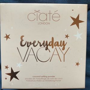 Coconut setting powder.